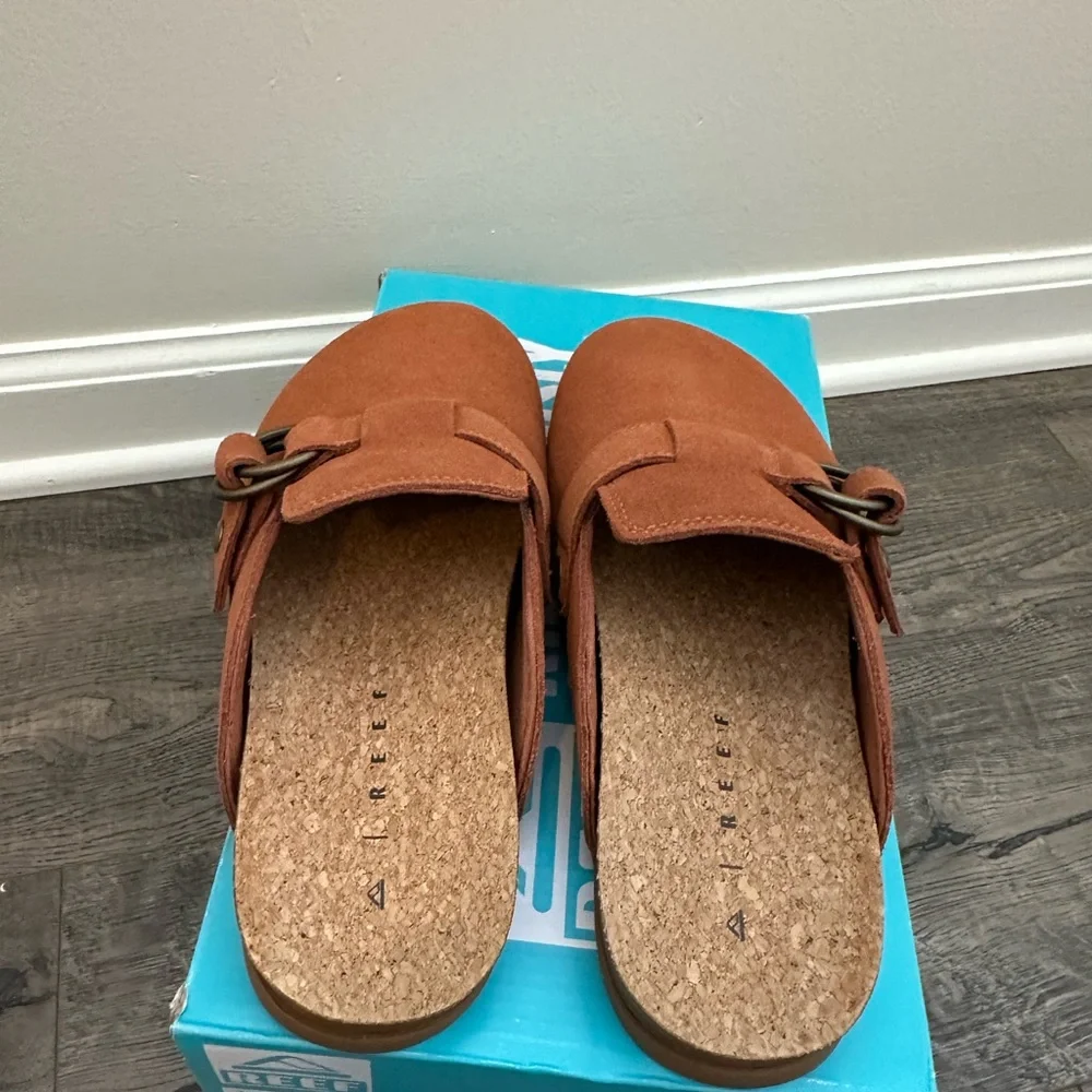REEF Women’s Vista Serenity Mule Oasis Suede Size 8 - Picture 3 of 6
